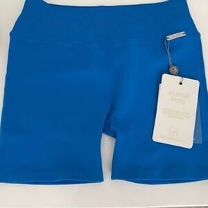Bombshell Sportswear Vibrant Blue Bike Shorts